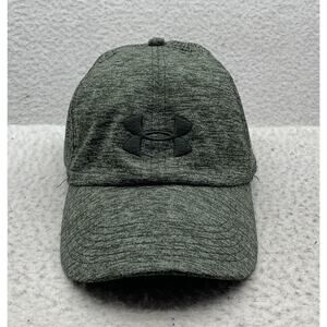 Under Armour Running Hat Womens Strapback OSFM Heather Green Athletic Athleisure